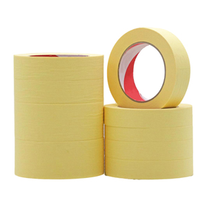 Ruban de masquage automobile jaune de qualité supérieure, résistant aux hautes températures (80°C-160°C), pour des lignes de peinture nettes, sans résidus, retrait facile, qualité professionnelle. - Product Image 6