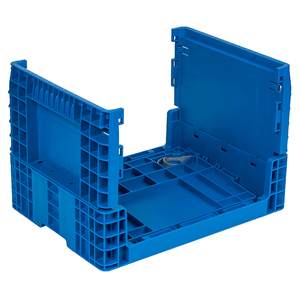 Folding Storage Crate Sustainable Multi Purpose Folding PP Plastic Storage Box Collapsible Container Plastic Logistics Crate