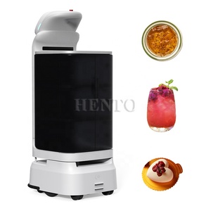Robot de livraison de repas en direct d'usine avec plateau / Robot serveur pour <span class=keywords><strong>restaurant</strong></span> / Robot serveur de <span class=keywords><strong>restaurant</strong></span> - Product Image 6