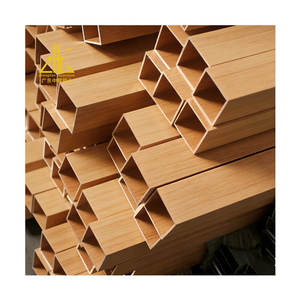 6063 t5 revêtement en poudre grain de bois <span class=keywords><strong>profil</strong></span>é de tube carré en aluminium pour la décoration de meubles - Product Image 5