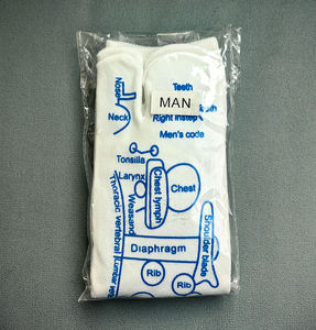 Chaussettes de yoga en gros avec points d'acupression pour la physiothérapie, soulagement des pieds fatigués, réflexologie plantaire, illustration en anglais - Product Image 5