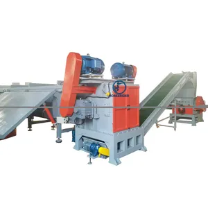High quality low vibration and noise horizontal type large diameter waste PP PE PVC HDPE pipe shredder