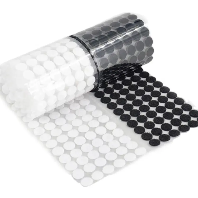 Baiho Klittenband Stippen Transparante Zelfklevende Wellcro Tapes Adhesive Haak En Lus Munten Dots