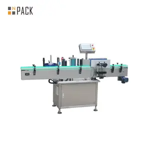 Npack Automatic High Speed Bottle Vertical Adhesive Labeling Machine Transparent For Round Bottles