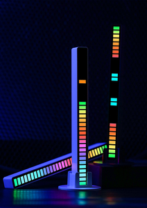 Barras de Luces LED Inteligentes para Navidad, Indicador de Nivel de Música, Ritmo Ambiental, Control de Sonido Colorido, para Coche y Juegos - Product Image 5