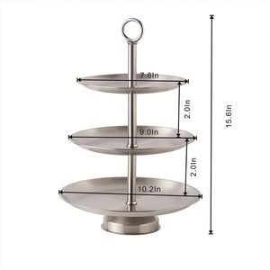 Soporte de Metal de Alta Calidad para Pasteles, Base Pulida para Postres, Ideal para Decoración de Eventos y Arreglos de Mesa para Celebraciones - Product Image 3
