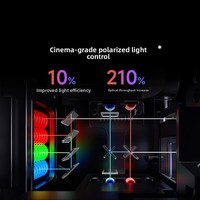 Projecteur Dangbei S7 Ultra Max 4K, compatible 3D, DLP, Android 11, home cinéma portable, haute luminosité, laser tricolore à faible émission de lumière bleue, garantie 3 ans