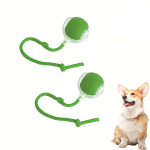 Eco-Friendly Dog Ball Toys Automatic Rolling Rechargeable Smart Pet Interactive <b>Plush</b> Toy for Dogs <b>Cats</b> Training - Product Image 3