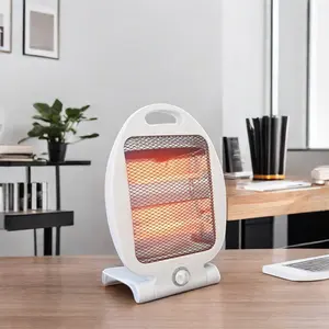 Hot Sale 800W Fishtail Design Electric Heater Portable Quartz Tube with Overheating Protection Home Bedroom Desktop Installation