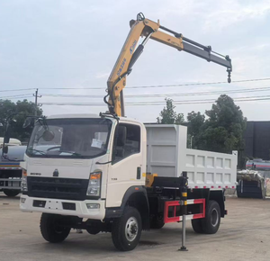<span class=keywords><strong>Camion</strong></span> benne d'<span class=keywords><strong>occasion</strong></span> Howo 4x2 LHD avec <span class=keywords><strong>grue</strong></span> <span class=keywords><strong>Hiab</strong></span> et moteur diesel, <span class=keywords><strong>grue</strong></span> montée sur <span class=keywords><strong>camion</strong></span> à benne basculante à vendre - Product Image 1