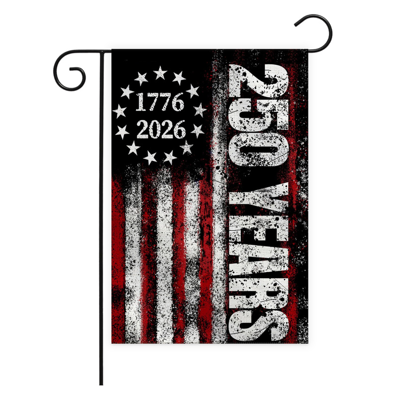 Custom USA 250 Garden Flag 12x18