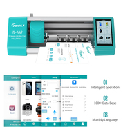 Máquina Cortadora de Protectores de Pantalla TuoLi Unlimited para Teléfonos Móviles Plotter de Película de Hidrogel TPU Máquina Cortadora de Piel Trasera de Teléfono DIY