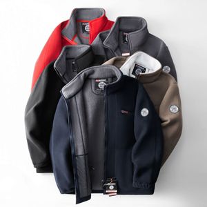 Chaqueta de lana Polar de doble cara para <span class=keywords><strong>mujer</strong></span>, chaqueta de invierno de lana gruesa informal de Noruega para <span class=keywords><strong>mujer</strong></span> de talla grande - Product Image 2