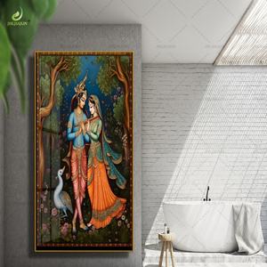 Decoración de Hogar de Lujo con Cuadros Impresos en Lienzo de Alta Definición, Decoración de Porcelana con Cristales y Murales LED - Product Image 4