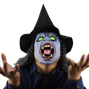 Máscara de terror de Halloween, máscara de fantasma de terror de Halloween, máscara de terror de miedo máscara de terror completa máscara de fantasma de película de miedo - Product Image 3
