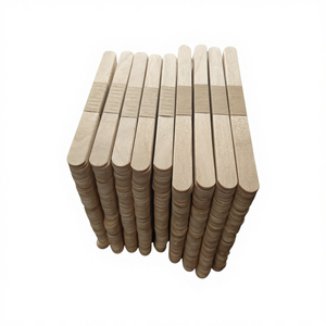 Bâtonnets de sucettes glacées en bois naturel, longueur standard, vente en gros, cuillères à glace, emballage personnalisé - Product Image 5