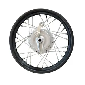 Off-road Motorcycle 12-inch Iron Wheel Hub 1.85X12-Inch Drum Brake with hub cover accessories for motorcycles dirt bike pit bike