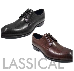 Zapatos Oxford de Vestir para Hombre, de Cuero Genuino, Forro de Piel de Cerdo, Punta Puntiaguda, con Cordones, Transpirables, Suela de Goma Antideslizante, Formales - Product Image 4