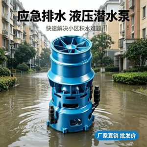 Bomba Sumergible Hidráulica de 8 Pulgadas, Bomba Centrífuga de Una Etapa, Portátil, para Control de Inundaciones y Drenaje - Product Image 5