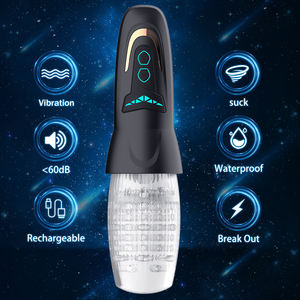 Aspiratore automatico maschio macchina orale vaginale impermeabile pene vibratore masturbazione tazza di giocattoli del sesso fornitore per gli uomini - Product Image 2