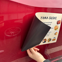 Autocollants de voiture magnétiques décoratifs réfléchissants résistants aux UV personnalisés autocollants de voiture réutilisables réutilisables à faible quantité minimale de commande
