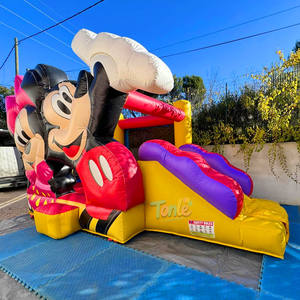 Château gonflable commercial Mickey Mouse pour enfants, fête, adorable trampoline gonflable, <span class=keywords><strong>jouet</strong></span> château gonflable - Product Image 3