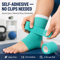 Bande de maintien élastique auto-adhésive non tissée flexible pour la boxe, le MMA, le soutien des mains et la protection des articulations musculaires