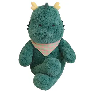 Venta al por mayor de animales de peluche de juguete Lovey oso de peluche dinosaurio gato conejo perro elefante de peluche de juguete con bufanda