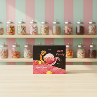 Boîtes à bonbons au miel de conception OEM avec pelliculage mat, gaufrage et impression dorée éphémère pour l'alimentation