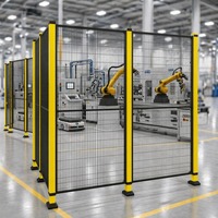 Installation de clôture de sécurité pour robot modulaire, sans soudure, facile à assembler