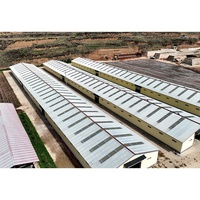 Estructura de Acero Prefabricada para Granjas, Establos para Vacas, Ovejas, Ganado, Lecherías, Cabras, Gallineros, Cobertizos para Cerdos