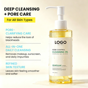 Aceite Limpiador Heartleaf para Piel Sensible, Limpieza Profunda de Poros, Eliminación de Puntos Negros, Control de Sebo, Eliminación de Maquillaje y Protector Solar - Product Image 5