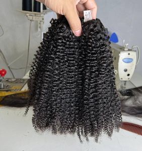 CDYHAIRVN Peluca Frontal de Encaje Transparente HD Rizada Kinky Sin Pegamento al Por Mayor, 100% Cabello Humano Vietnamita, Densidad Personalizada - Product Image 1