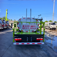 Camion citerne à eau Dongfeng Tuyi 4x2 4500L, camion pulvérisateur d'eau, camion arroseur pour le contrôle de la poussière sur les chantiers de construction en Afrique