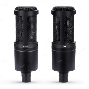 TNH AT2020 <span class=keywords><strong>at</strong></span> <span class=keywords><strong>2020</strong></span> Micrófono de estudio profesional con conector Xlr para grabación Micrófono de condensador Micrófono Karaoke - Product Image 2