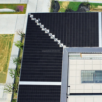 Matériaux de construction solaires BIPV à haute efficacité, imperméables, installation facile, économie d'énergie, tuiles solaires