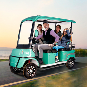 MINIBUSEV M6 Véhicule <span class=keywords><strong>de</strong></span> tourisme électrique panoramique 4 à 6 places, voiturette <span class=keywords><strong>de</strong></span> golf, véhicule à quatre roues pour hébergement touristique et trajets courts, avec frein à disque, pour une utilisation intelligente - Product Image 2