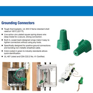 ขั้วต่อสายไฟแบบมีปีกสำหรับช่างไฟฟ้าเพื่อเชื่อมต่อสายไฟให้แน่นหนา - Product Image 6