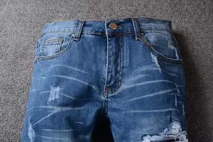 Hot bán cho amiris denim ripped vá Jeans chất lượng cao bán buôn phong cách Châu Âu thời trang mới jeans quần