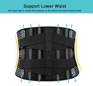 Sécurité de travail respirant taille soutien orthèse coussin <span class=keywords><strong>lombaire</strong></span> <span class=keywords><strong>ceinture</strong></span> <span class=keywords><strong>lombaire</strong></span> <span class=keywords><strong>ceinture</strong></span> <span class=keywords><strong>lombaire</strong></span> pour maux de dos <span class=keywords><strong>ceinture</strong></span> de soutien du dos pour hommes femmes - Product Image 3