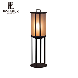 Lanterne d'extérieur en acier inoxydable et acrylique, style nordique, pour villa, jardin, patio, lumière d'ambiance, lampe décorative au sol, étanche, lampadaire <span class=keywords><strong>LED</strong></span> - Product Image 1