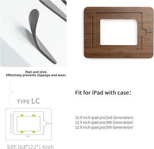 Supporto Portatile in <span class=keywords><strong>Legno</strong></span> di Noce Yukmin per Disegno - Product Image 2