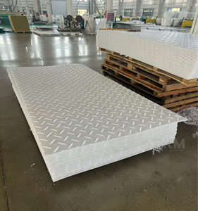 Tapis de protection au sol en plastique UHMW <span class=keywords><strong>PE</strong></span>, tapis de chantier temporaires pour l'accès routier - Product Image 1