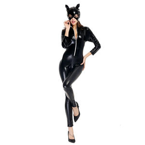 Disfraz de Gatúbela para <span class=keywords><strong>Cosplay</strong></span> de Nuevo Diseño 2023, Uniforme de Chica para Carnaval, Fiesta, Club Nocturno, Leotardo de Mujer Gato con Gorra - Product Image 3
