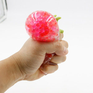 Jouets de décompression à succès : Perles de fruits colorées en TPR, balles anti-stress souples à pincer, cadeaux promotionnels pour enfants garçons et filles - Product Image 2