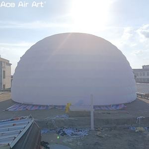 Tenda kubah tiup luar ruangan besar, tenda penampungan igoo tiup untuk acara pameran dan merek promosi - Product Image 4