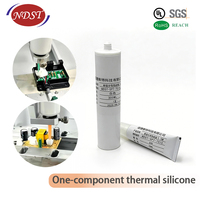 Adhésif thermique en silicone neutre blanc à un composant NDST, pâte conductrice pour produits électroniques