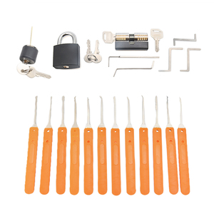 Miễn phí 3PC trong suốt ổ khóa 20PC hỗn hợp khóa Pick Set Công cụ dân sự cho thực hành Thợ Khóa Công Cụ Nguồn cung cấp DIY dụng cụ cầm tay phần cứng - Product Image 2