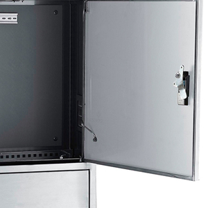 Boîte de <span class=keywords><strong>Distribution</strong></span> électrique, boîtier noir sur pied, boîte de <span class=keywords><strong>distribution</strong></span> électrique en acier métal, étanche IP66, à montage mural - Product Image 4