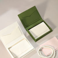 Emballage de bijoux magnétique de style livre à rabat Shengcan pour collier, bague, boucles d'oreilles, bracelet, boîte cadeau en papier